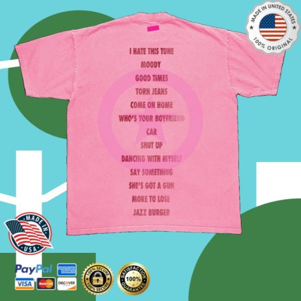 kenny Royel Otis Merch Store This Is A Royel Otis Hickey Merch Tee Pink Shirdt