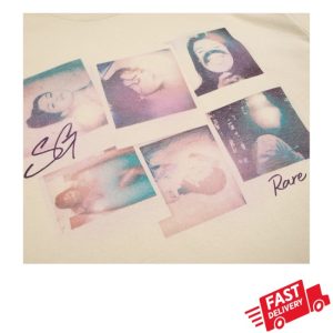 kenny Selena Gomez Merch Store Rare Polaroid Tee In Sand Shirts