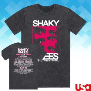 kenny Shaky Knees Festival Merch Shop Store Shaky Gaze Lineup Shirt