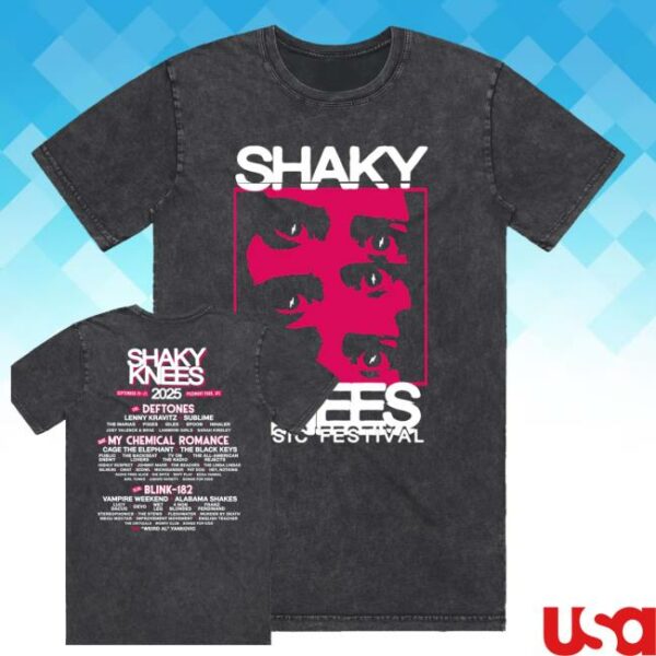 kenny Shaky Knees Festival Merch Shop Store Shaky Gaze Lineup Shirt