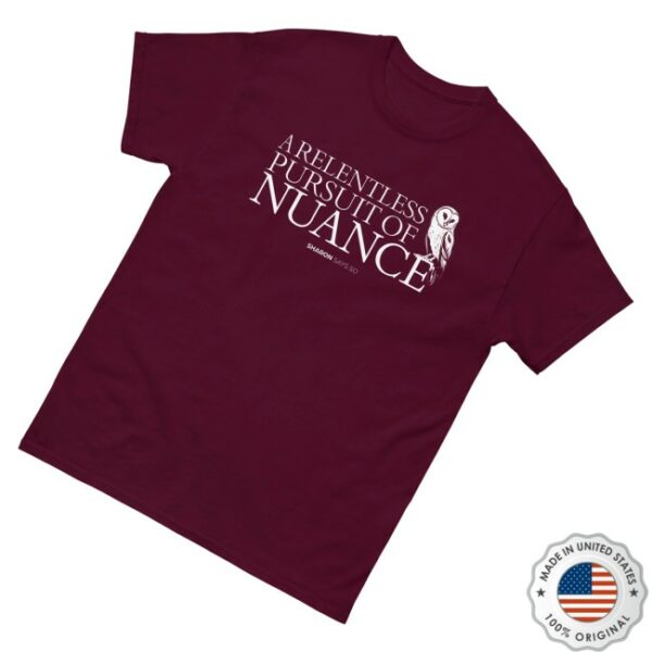kenny Sharon Mcmahon Merch Nuance Unisex Classic Maroon Tee0