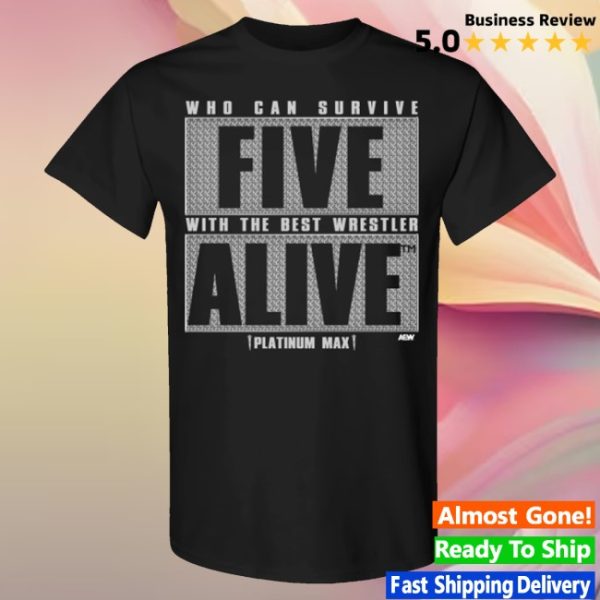 kenny Shopaew Merch Platinum Max Caster Five Alive Tee