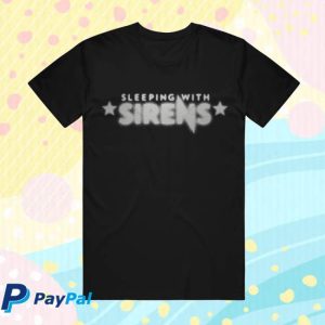 kenny Sirens Merch Store Shop Sirens Blurred Logo Black T Shirt