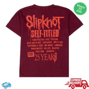 kenny Slipknot Merch Store Self Titled 25 Years Shirts kenny Slipknot Merch Store Self Titled 25 Years Shirts