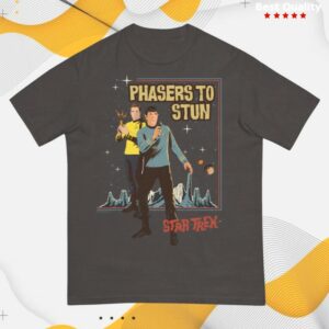 kenny Star Trek Merch Star Trek The Original Series Phasers To Stun Unisex Comfort Colors Shirt