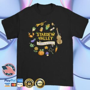 kenny Stardew Valley Concert Merch Shop Store Symphony Of Seasons Tour Black Shirt