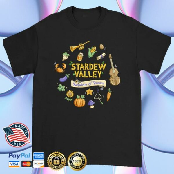 kenny Stardew Valley Concert Merch Shop Store Symphony Of Seasons Tour Black Shirt