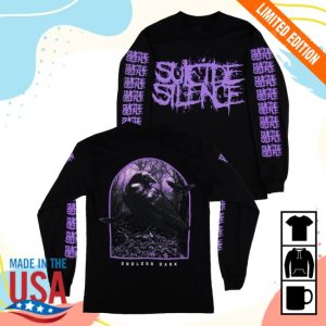 kenny Suicide Silence Merch Store Suicide Silence Crow Longsleeve Shirts kenny Suicide Silence Merch Store Suicide Silence Crow Longsleeve Shirts