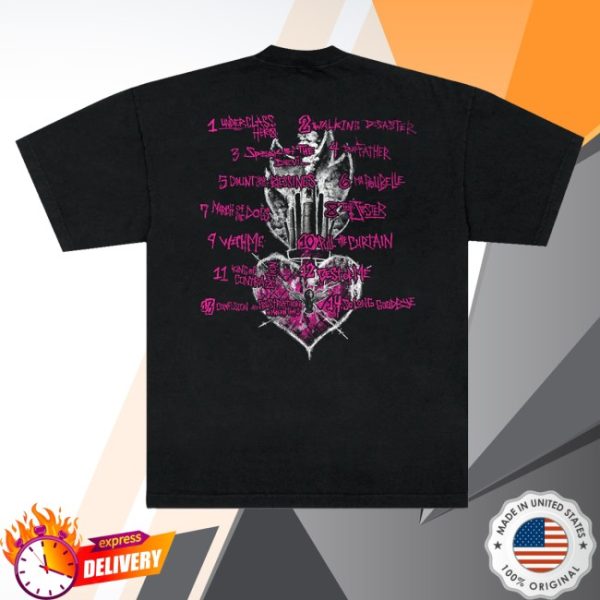 kenny Sum 41 Store Underclass Hero Anniversary Tracklist Tee