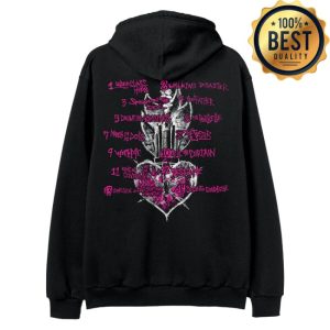 kenny Sum 41 Store Underclass Hero Anniversary Tracklist Zip Hoodie Black