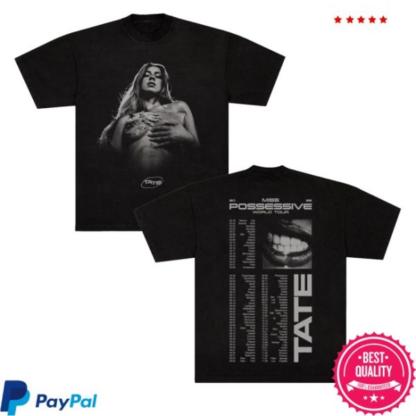 kenny Tate Mcrae Merch Store Pose Black Tour Shirtss