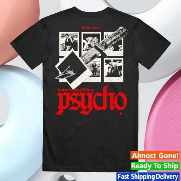 kenny Taylor Acorn Merch Store Psycho Dagger Black Shirts 1
