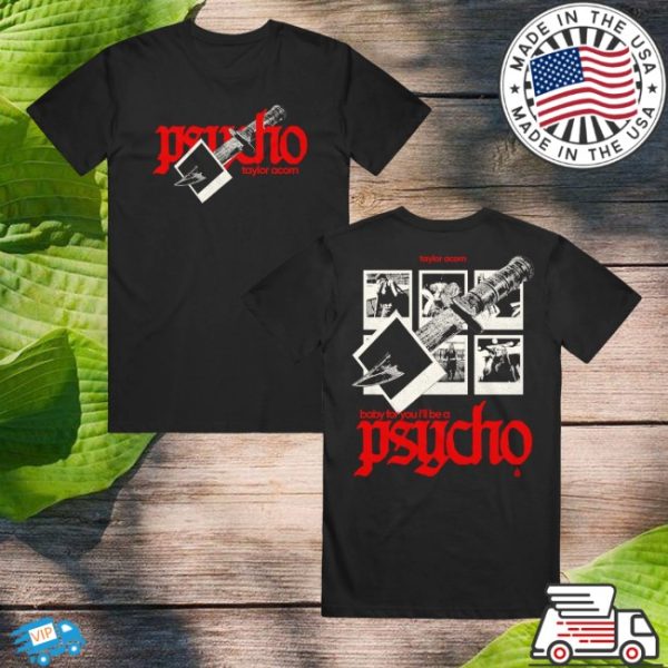 kenny Taylor Acorn Merch Store Psycho Dagger Black Shirtss 1