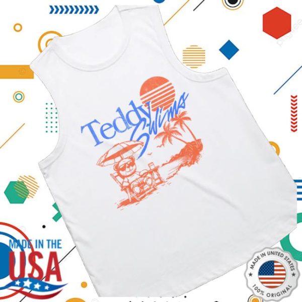 kenny Teddy Swims Merch Shop Store Summertime Teddy Tank Tops
