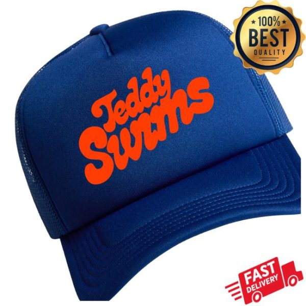 kenny Teddy Swims Swims Logo Trucker Hatd