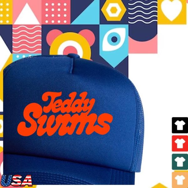 kenny Teddy Swims Swims Logo Trucker Hatdjf