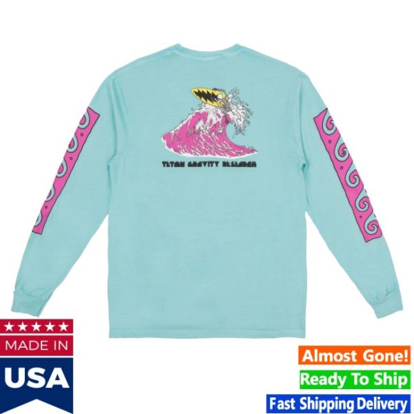 kenny Teton Gravity Research Shop Merch Tgr X Blues For Sallah Summer Surfer Ls Tee