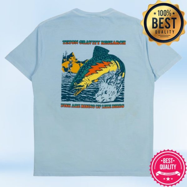 kenny Teton Gravity Research Shop Merch Tgr X Gd Fish Are Rising Tee1
