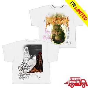 kenny Teyana Taylor Merch A Beautiful Mess Tee In White1 1 kenny Teyana Taylor Merch A Beautiful Mess Tee In White1 1
