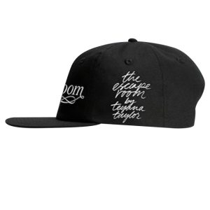 kenny Teyana Taylor Merch Script Hat In Black 1