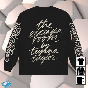 kenny Teyana Taylor Merch Script Longsleeve In Black 1