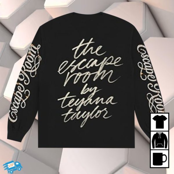 kenny Teyana Taylor Merch Script Longsleeve In Black 1