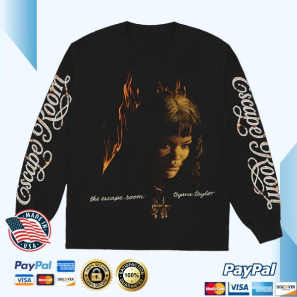 kenny Teyana Taylor Merch Script Longsleeve In Black0