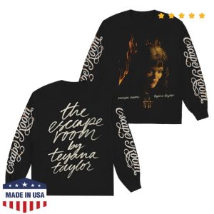 kenny Teyana Taylor Merch Script Longsleeve In Black1 1 kenny Teyana Taylor Merch Script Longsleeve In Black1 1