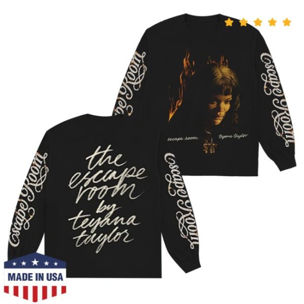 kenny Teyana Taylor Merch Script Longsleeve In Black1 1