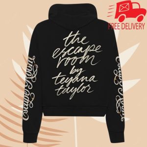 kenny Teyana Taylor Merch Script Zip Hoodie In Black 1