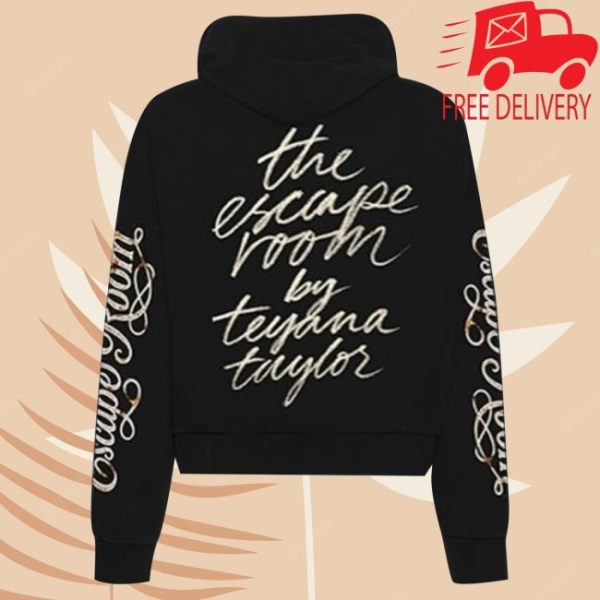 kenny Teyana Taylor Merch Script Zip Hoodie In Black 1