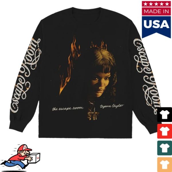 kenny Teyana Taylor Merch Store Script The Escape Room By Teyana Taylor Long Sleeve