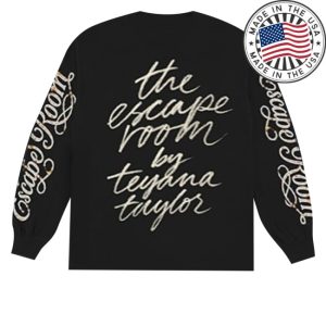 kenny Teyana Taylor Merch Store Script The Escape Room By Teyana Taylor Long Sleeves kenny Teyana Taylor Merch Store Script The Escape Room By Teyana Taylor Long Sleeves