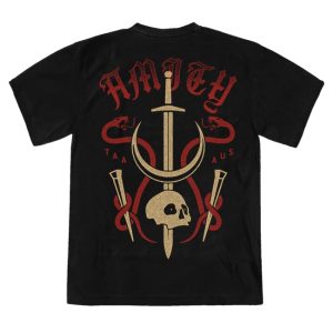 kenny The Amity Affliction Merch Banner Black Shirt