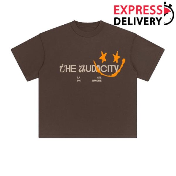 kenny The Audacity World Merch Store Shop Black Boxy Heavyweight Tee