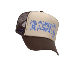 kenny The Audacity World Merch Store Shop Contrast Trucker Brownv kenny The Audacity World Merch Store Shop Contrast Trucker Brownv