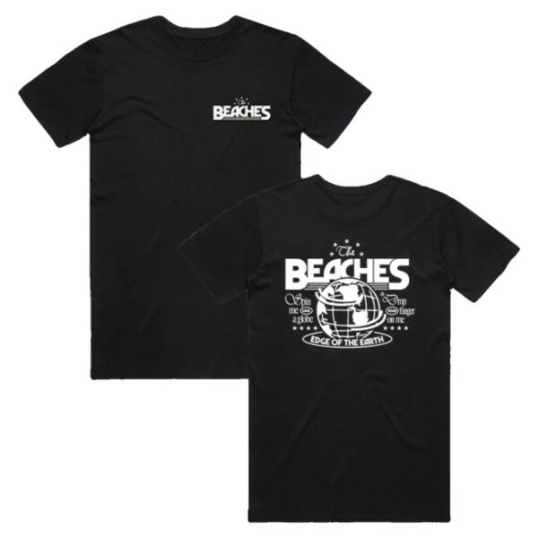 kenny The Beaches Merch Edge Of The Earth Black Shirt