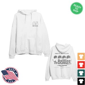 kenny The Beatles Merch Store Shop Shea Stadium Anniversary White Hoodie