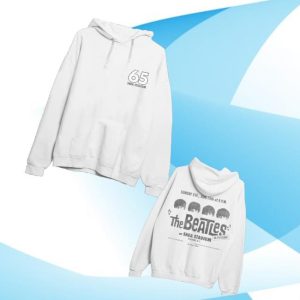 kenny The Beatles Merch Store Shop Shea Stadium Anniversary White Hoodiev