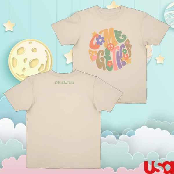 kenny The Beatles Store Merch Come Together Beige Youth Shirt1