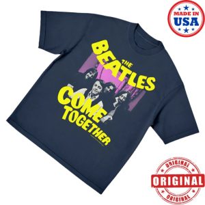 kenny The Beatles Store Merch Come Together Distressed Navy Shirt0
