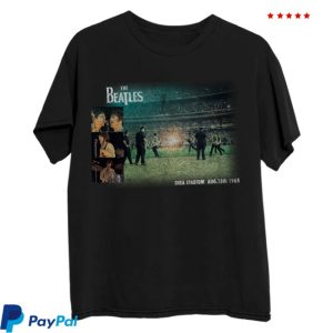 kenny The Beatles Store Merch Shea Stadium Anniversary Black Shirt0 kenny The Beatles Store Merch Shea Stadium Anniversary Black Shirt0