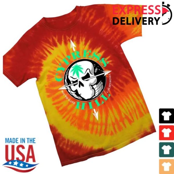 kenny The Cypress Hill Merch Shop Store Compass Skull Blaze Tie Dye Shirts