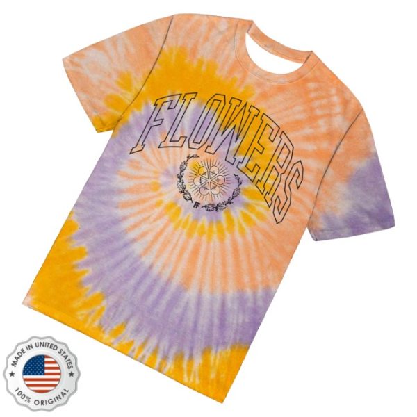 kenny The Devil Wears Prada Merch Flowers Tie Dye Tee0