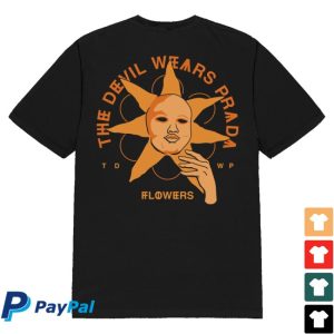 kenny The Devil Wears Prada Merch Sunflower Face Tee kenny The Devil Wears Prada Merch Sunflower Face Tee