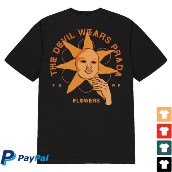 kenny The Devil Wears Prada Merch Sunflower Face Tee