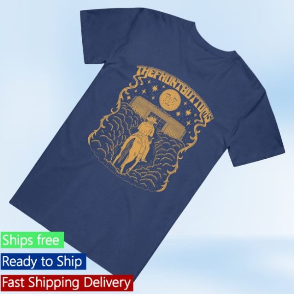 kenny The Front Bottoms Merch Cowboy Navy Shirt1