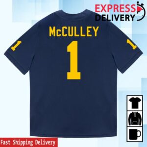 kenny The M Den Shop Merch Michigan Wolverines 1 Donaven Mcculley Student Athlete Blue Football Jersey0 kenny The M Den Shop Merch Michigan Wolverines 1 Donaven Mcculley Student Athlete Blue Football Jersey0