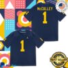 kenny The M Den Shop Merch Michigan Wolverines 1 Donaven Mcculley Student Athlete Blue Football Jersey1