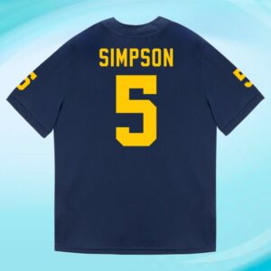 kenny The M Den Shop Merch Michigan Wolverines 5 Anthony Simpson Student Athlete Blue Football Jersey1 kenny The M Den Shop Merch Michigan Wolverines 5 Anthony Simpson Student Athlete Blue Football Jersey1